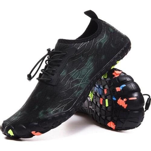Summer Men Five Fingers Aqua Shoes Outdoor Gym on Foot Swimming Fishing Upstream Beach Water Shoes Sneakes Zapatos Hombre