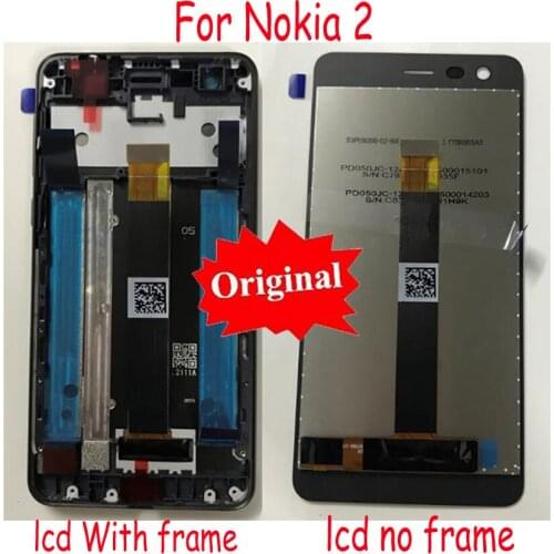 LTPro Original New Best LCD Display Touch Screen Digitizer Assembly Sensor+ Frame For Nokia 2 N2 TA-1007 TA-1029 TA-1035 TA-1011