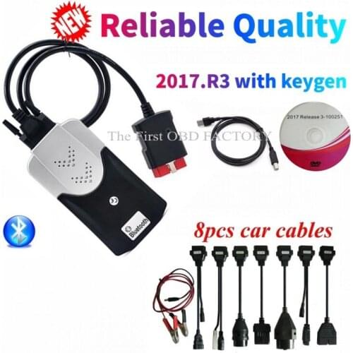 New vci vd ds150e cdp 2017.R1 2016R0 keygen vd tcs cdp pro with Bluetooth for delphis Obd2 Car Truck Diagnostic Tool Obd Scanner