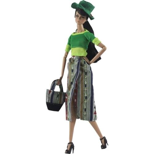 30cm for barbie Doll clothes Dress Fashion Casual doll suit for licca For Barbie Doll Accessories Baby Toys Best Girl' Gift