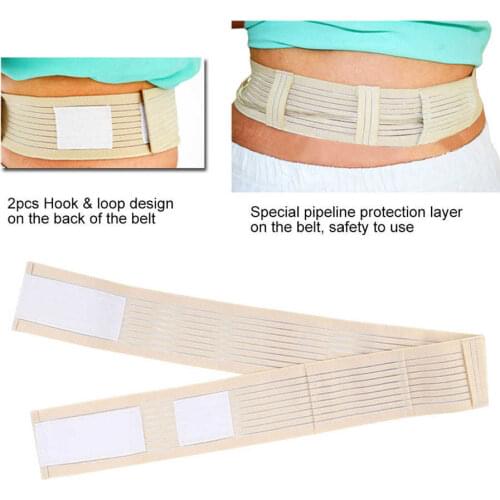 Adjustable Breathable Abdominal Belt Peritoneal Dialysis Conduit Protection Belt Braces Supports for Patients Health Care c