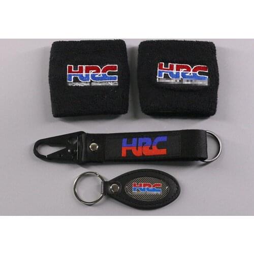 Motorcycle Brake Fluid Reservoir Tank Sleeves Cover Reservoir Socks HRC For Honda CBR1000RR CBR600RR CBR250R CBR600F4i NSR250