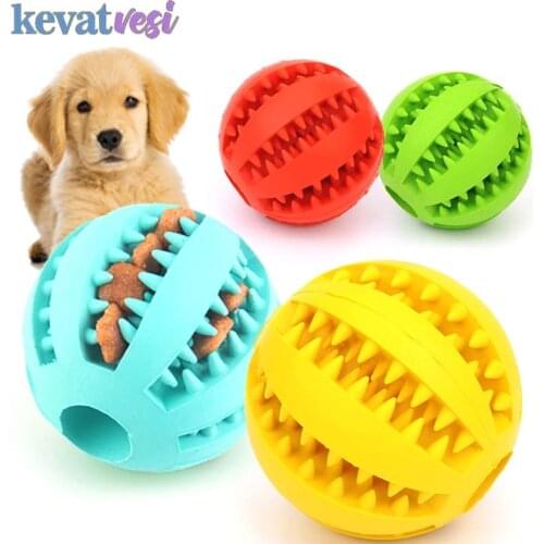 Toys for Dogs Rubber Dog Ball toys Puppy Funny Dog Toys For Pet Puppies Large Dogs Tooth Cleaning Snack Ball Toy Pet Products
