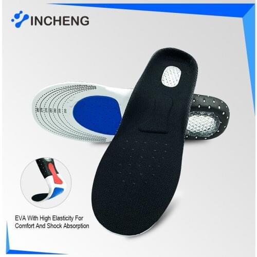 Unisex Silicone Sport Insoles OUnisex Silicone Sport Insoles Orthotic Arch Support Sport Shoe Pad Running Gel Insoles Insert Cus