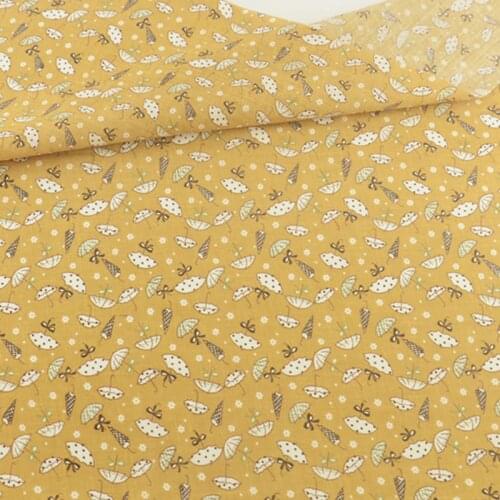 Lovely Umbrella 100% Cotton Fabric Patchwork Fabrics Clothing Doll Scrapbooking Home Textile Garment Decoration Sewing Cloth CM