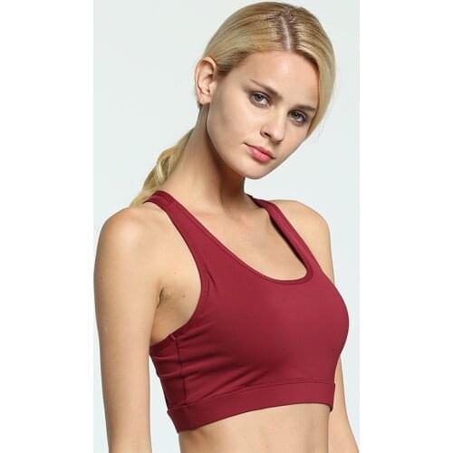 Spring New Design Sport Bra Push Up Breathable Back Pocket Portable For Phone Yoga Shakeproof Soutien Gorge Good Quality