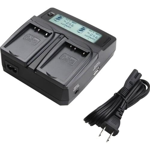 Udoli DMW-BMB9E DMW BMB9E BMB9 Dual Battery Charger For Panasonic LUMIX DMC FZ40 FZ45 FZ100 FZ47 DMC-FZ45 DMC-FZ60 Cameras