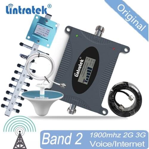 Repetidor Cellular Signal Amplificador 1900 MHZ 2g 3g 4g for Chile Mexico ArgentinaCell Phone Signal Mobile Booster Set 45