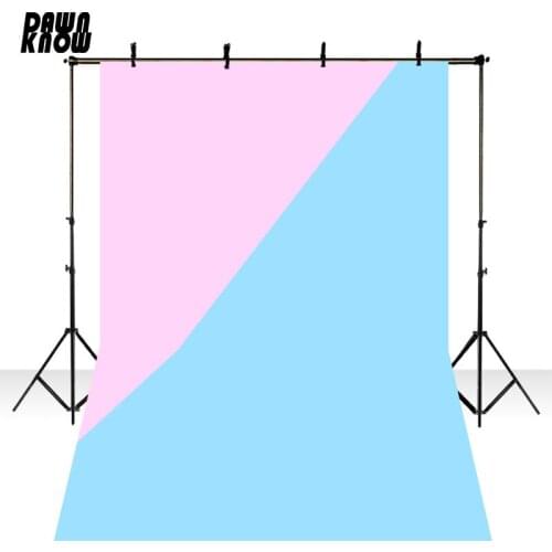 DAWNKNOW Pink Blue Solid Color Vinyl Photography Background For Wedding Photocall Marble Backdrops For Baby Photo Studio lv1160