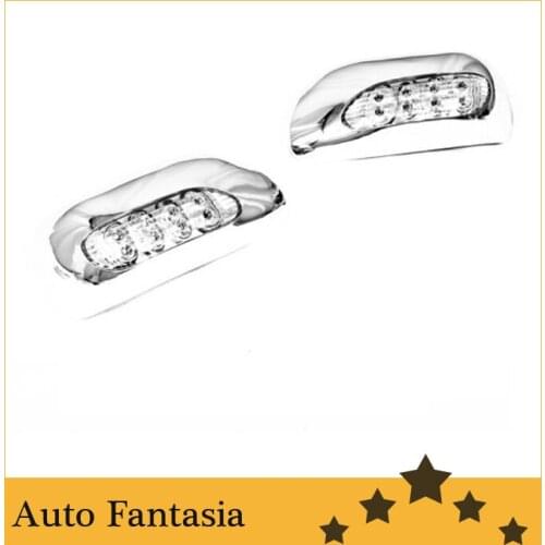 High Quality Chrome Mirror Cover w/ LED for Toyota Yaris Hatchback 05-08 -Free shipping