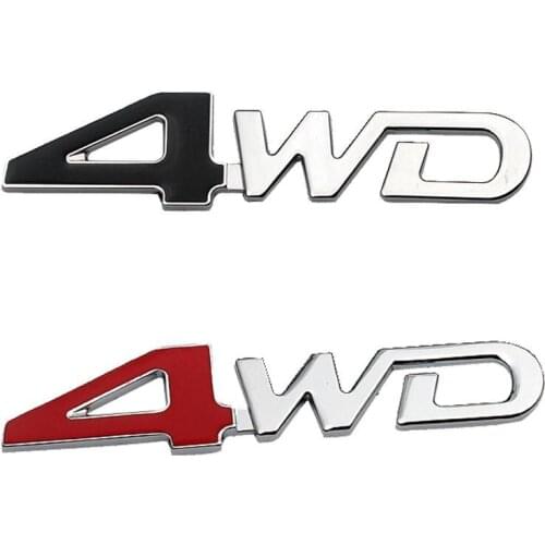 1 Pc Car Stickers Sline Sign 4WD Sticker Fender Decal Emblem Decor Decal