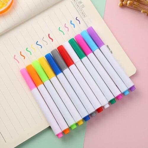 1pcs Liquid Chalk Pens For Wall Sticker Kids Room Blackboard Erasable Non-dust Chalk Removable Marker Pen Stationery