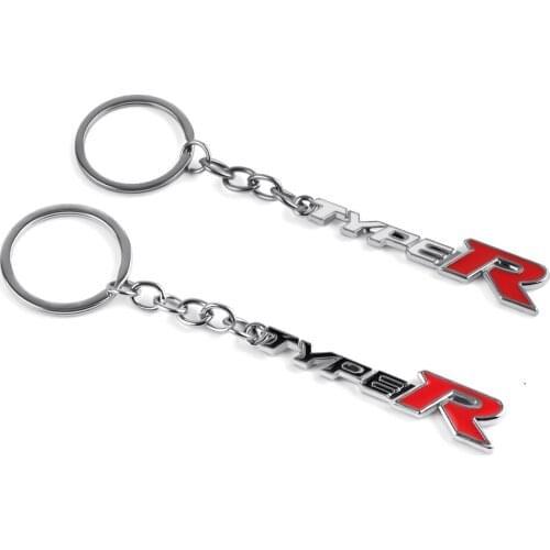Cool Keychains Prevent Keys Lost Decorate Car Key Chain Fit For TYPE R Honda Type S VTEC DOHC Modulo Vezel CITY CIVIC Car Keys