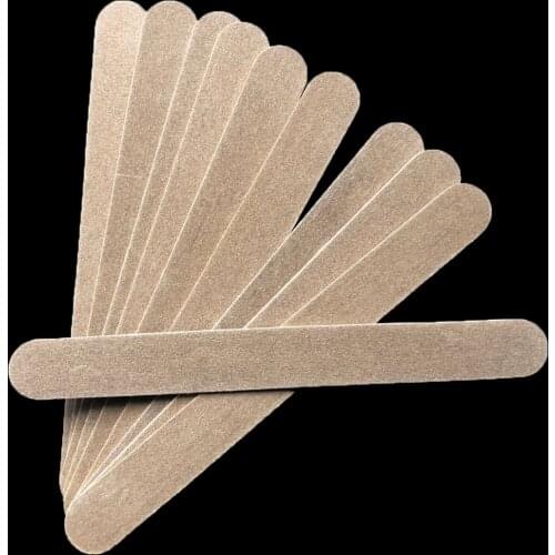 10 pcs brown nail file 180/180 wood emery board nail art tool