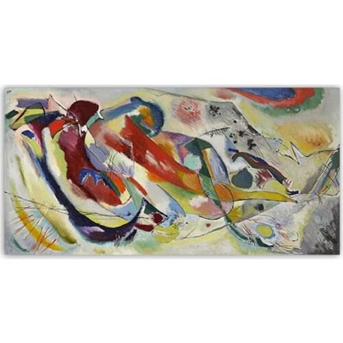 Free Shipping Hand-painted Pictures Modern Abstract Landscape Oil Painting on Canvas Handmade Wall Art Wall Decor Unframed