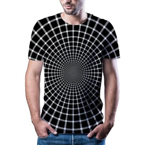 2020 Summer Men 'S New Abstract 3d Pattern Casual T -Shirt Fashion T -Shirt 3d Printing Quick Drying T -Shirt 0 .0
