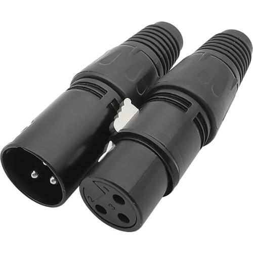 3Pin XLR Male to Female Audio Microphone Extension Cable Connector 3P XLR Plug Jack Socket Mic Audio XLR Adapter