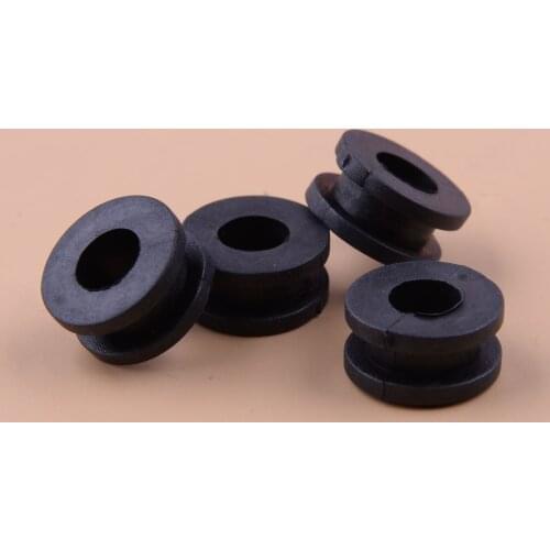 4Pcs Rubber Black Mount Grommet Fit For Yamaha Side Covers Fenders Frame Fuel Tanks Fairings Headlights Battery Box