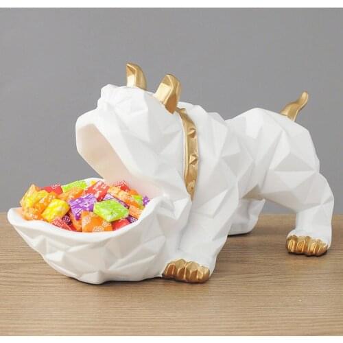 HOME DECORATION ACCESSORIES 3D FIGURINE DOG STATUE STORAGE BOX DESK SCULPTURE HOME ROOM DECOR ORNAMENT WEDDING PARTY DECORATIONS