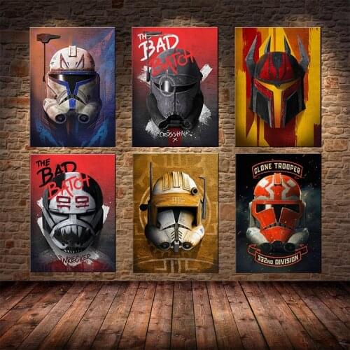 American Drama Science Fiction Canvas Painting Disney Star Wars Posters Prints Wall Art Pictures for Living Kids Home Decoration