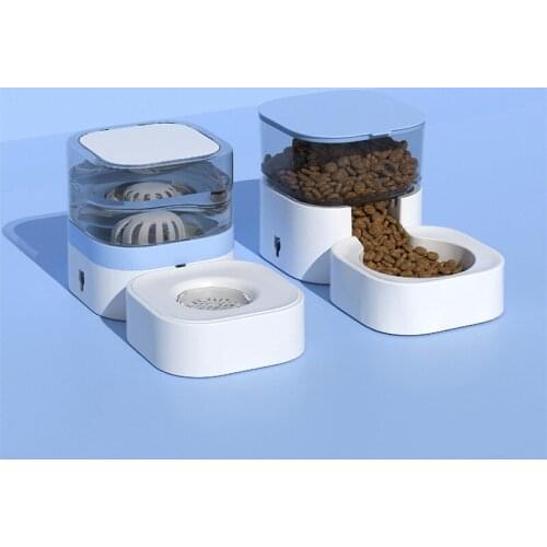 Automatic Cat Feeder Dog Bowl Pet Feeding Water Dispenser Dog Cat Food Drinker Container Gravity Pet Drinking Bowls for Cat
