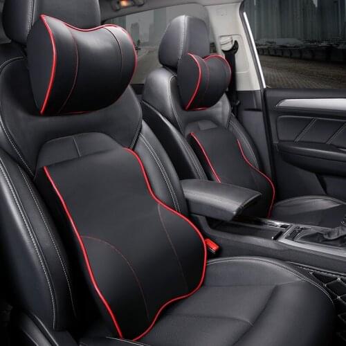 Car Seat Headrest Pillow Auto Memory Foam Car Neck Pillow Seat Head Support Lumbar Support For Office Chair Cushion For Car Auto