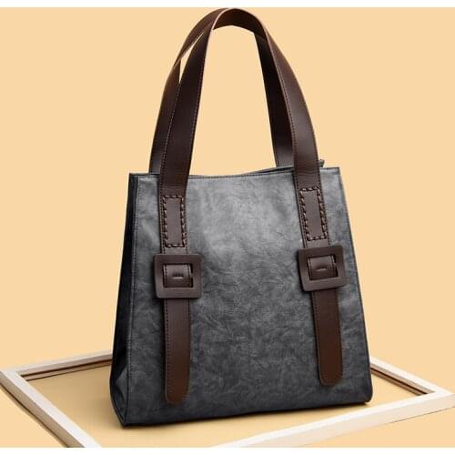 Ladies Fashion Crossbody Bags 2021 High Capacity Retro Shoulder Bag Handbag Female High Quality PU Leather Women Messenger Bag