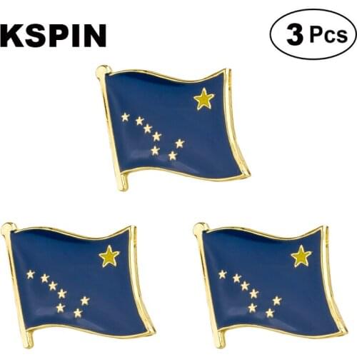 U.S.A Alaska Lapel Pin Brooches Pins Flag badge Brooch Badges