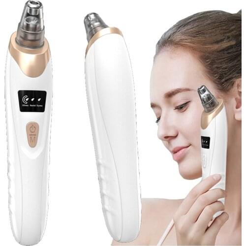 Electric Facial Pore Cleaner Vacuum Blackhead Remover Acne Pimple Black Spot Suction Acne Pimple Remover Skincare Beauty Tool
