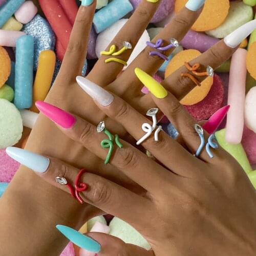 Hasource Rings With Crystals