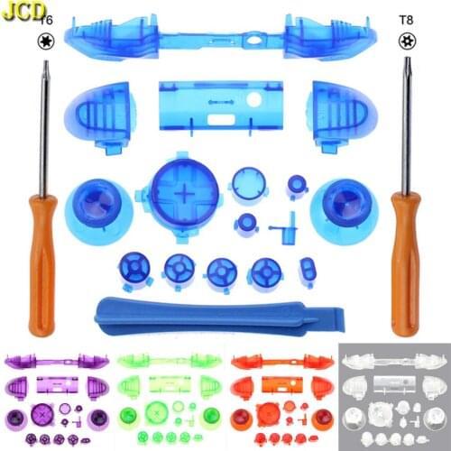 JCD Full Set Button For Xbox Series X Controller Screwdriver Tool & Dpad RT LT RB LB ABXY Trigger Button For Xbox Series S