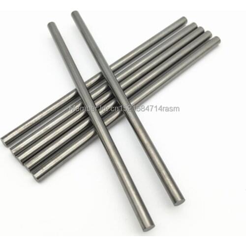 KLOT 10pcs TUNGSTEN Solid Carbide Round Rod 6.6mm-7.5mm X 100mm Lathe Bar K10