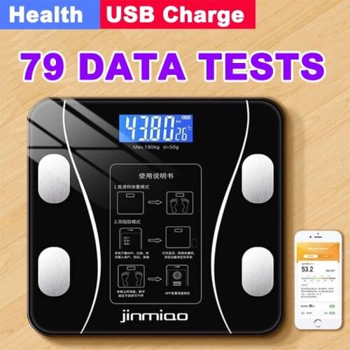 Hot sell digital electronic smart glass wifi bathroom body weighing scale