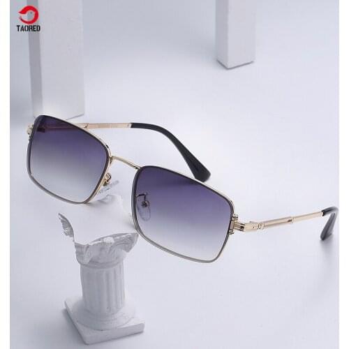 New luxury brand Italy design woman trendy fashion sunglasses 2021 square man outdoor retro party drive hiking glasses TAORED