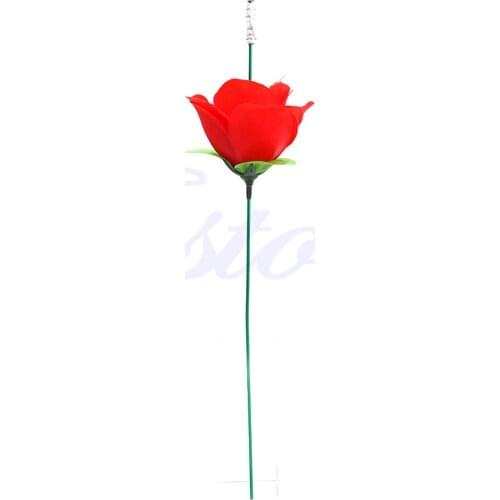 Stage Close Up Trick Torch Rose to Fire Tricks Flame Appearing Flower Hot H9EF