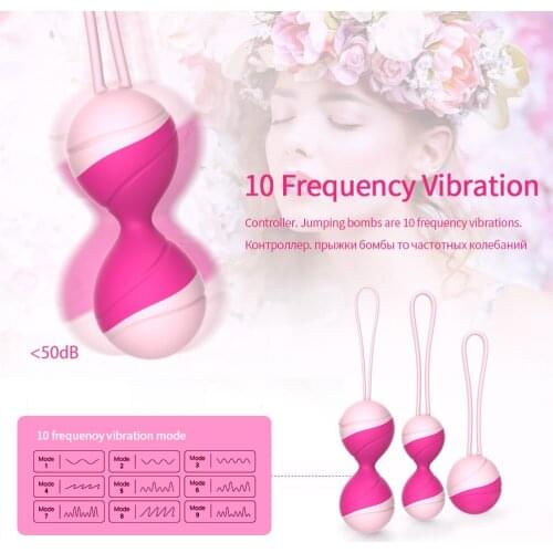 Kegel Balls Vibrator Vibrating Egg Sex Toys For Woman Remote Control Vaginal Tight exercise Ben Wa Geisha Muscle Shrink Sex Toys