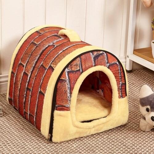 Dog Litter Bed Cushion Folding Dog Bed Cat Bed Room Medium and Small Dog Travel Pet Bed Bag Product