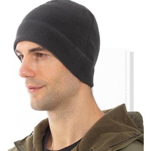 Outdoor warm Fleece Hat Men Women Camping Hiking Caps Fishing Cycling Hunting Military Tactical Cap Warm Windproof Winter Cap