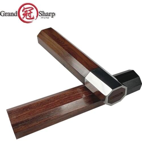 Japanese Chef Knife Parts Handle DIY Kitchen Knives ECO Friendly Natural African Wood Knife Making Details Accessories Octagonal