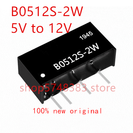 1PCS/LOT 100% new original B0512S-2W B0512S 2W B0512 5V to 12V isolated power module