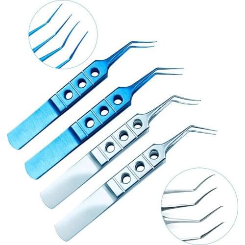 1pc Titanium tweezers Utrata Style Capsulorhexis 105mm 85mm ophthalmic tool