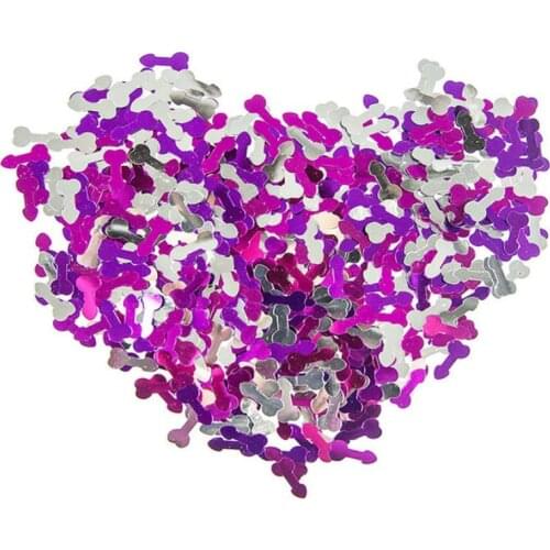 1pack new Creative Small Hen Party Penis Confetti Bachelorette Hen Wedding Adult Birthday Gay lingerie Parties Confetti Decor