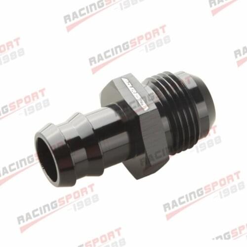 -12AN 12AN AN12 To 3/4" Barb Straight Fitting Fuel Line balck