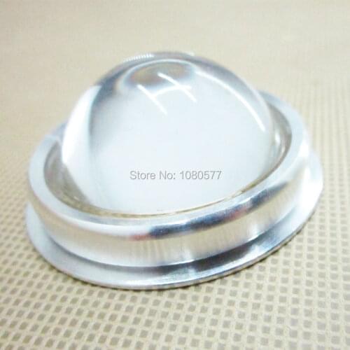 5 set 44mm LED Glass Lens + Screw Mounting Ring For 10W 20W 50W Integrated Cob Spot Lights