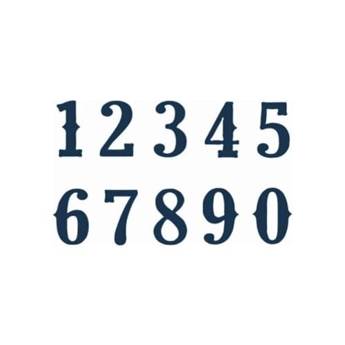 65MM×40MM tattoo stickers waterproof and durable for men and women Arabic numerals DIY tattoo designs