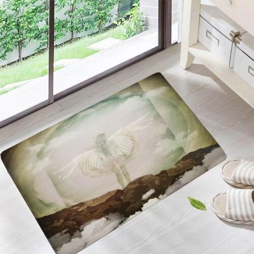 ONE PIECE Angel Floor Mats Living Rooms Anti-slip Carpet for Home Balcony Bedroom Kitchen Bathroom Rug Welcome Mats Front Door