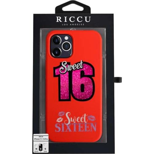 Sweet sixteen year old gift for girls Phone Case for iPhone 12 pro max mini 11 pro XS MAX 8 7 6 6S Plus X XR red case