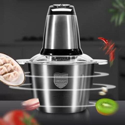3L220V300WElectric Meat Grinder Household Stainless Steel Multi-Functional Meat Mincing And Stuffing Mixing Cooking Machine