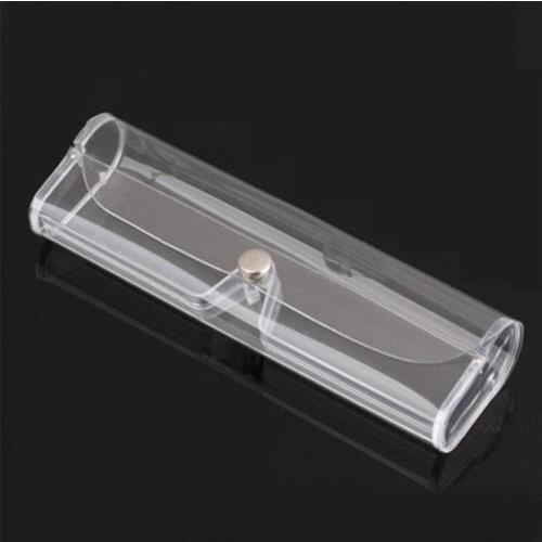 1 Pcs portable Eyewear Boxes Kawaii PVC Glasses Box Cute Girls Transparent Glasses Case Carry Box Eyewear Accessoires