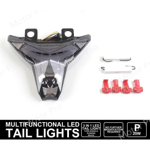 Taillight For Kawasaki Z1000 2014 2015 LED Turn Signals Brake Tail Light Motorcycle Parts Z 1000 14 15